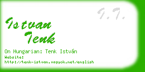 istvan tenk business card